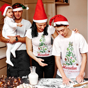 T-shirt Souris Cute Dans Les Berries Feuilles Nom De Famil