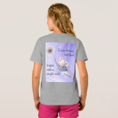 T-shirt Souris Dandelion Chaque Rêve Simple Souhaite T-shi (Dos entier)