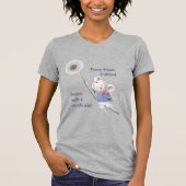 T-shirt Souris Dandelion Chaque Rêve Simple Souhaite T-shi (Devant)