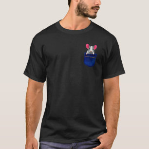 T-shirt Souris dans la poche amis animal Rodent Pocket sou