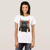 T-shirt Souris de gym (Devant entier)