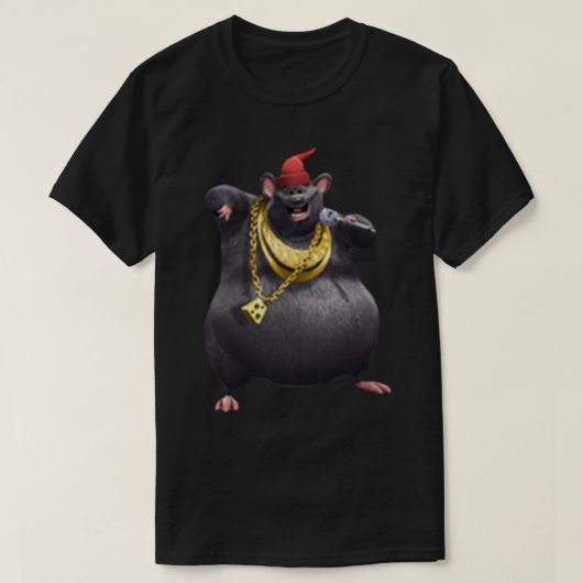 T-shirt Souris de mème au fromage Biggie (Design devant)