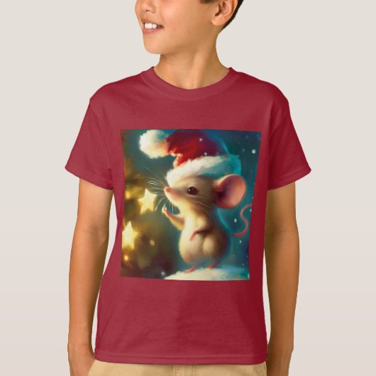 T-shirt Souris de Noël 1 (Devant)