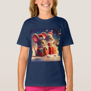 T-shirt Souris de Noël 3