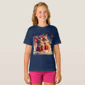 T-shirt Souris de Noël 3 (Devant entier)