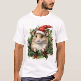 T-shirt souris de Noël amusant