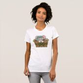 T-shirt Souris de Noël dans le panier (Devant entier)