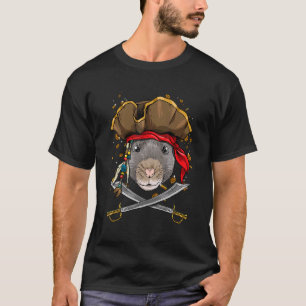T-shirt Souris de pirate Jolly roger Drapeau animal marin
