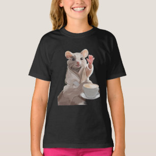 T-shirt Souris du matin confortable - Beau art animal avec