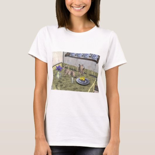 T-shirt Souris éléphant sucrées (Devant)