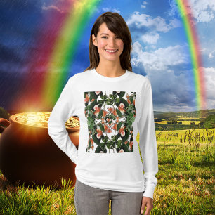 T-shirt Souris en Clover Kaleidoscope Deux Saint Patrick's