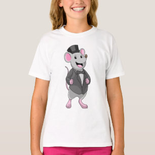 T-shirt Souris en marié avec ruban