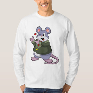 T-shirt Souris en mariée avec costume