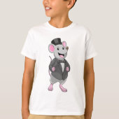 T-shirt Souris en tant que chambre avec ruban (Devant)