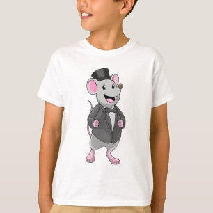 T-shirt Souris en tant que chambre avec ruban