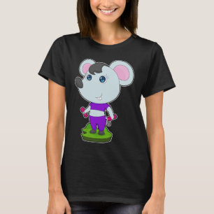 T-shirt Souris Fitness Dumbbells