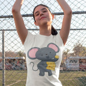 T-shirt Souris manger du fromage