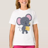 T-shirt Souris manger du fromage (Devant)