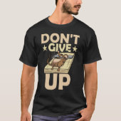 T-shirt Souris N'Abandonne Jamais Souris Dans Piège Souris (Devant)