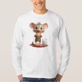 T-shirt Souris Noël Homme Tee (Devant)
