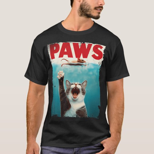 T-shirt Souris Parodique Chat Souris Humoristique Chat Cha (Devant)