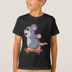 T-shirt Souris Skateboard Sports