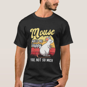 T-shirt Souris Souris Rat Gerbil Maus Ratón Pet Rongeur Ho