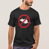 T-shirt Souris Souris Souris Signal Pas de Souris (Devant)