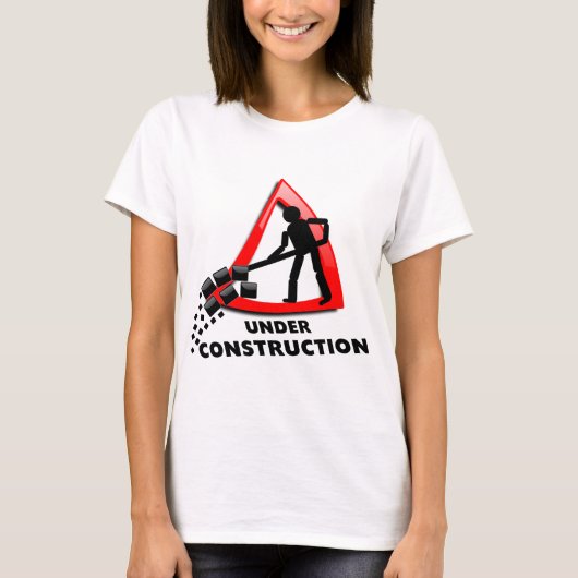 T-shirt sous-construction (Devant)