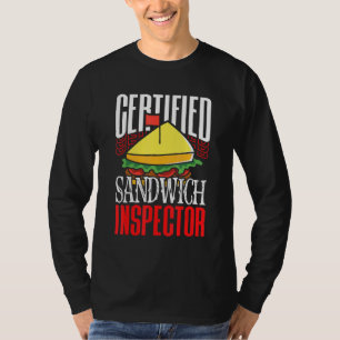 T-shirt Sous-ingrédient créatif de l'inspecteur de sandwic