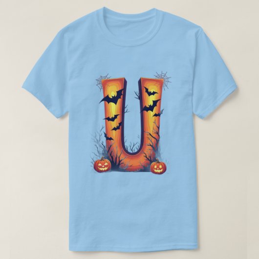 T-shirt Sous la lueur de la chauve-souris (Design devant)