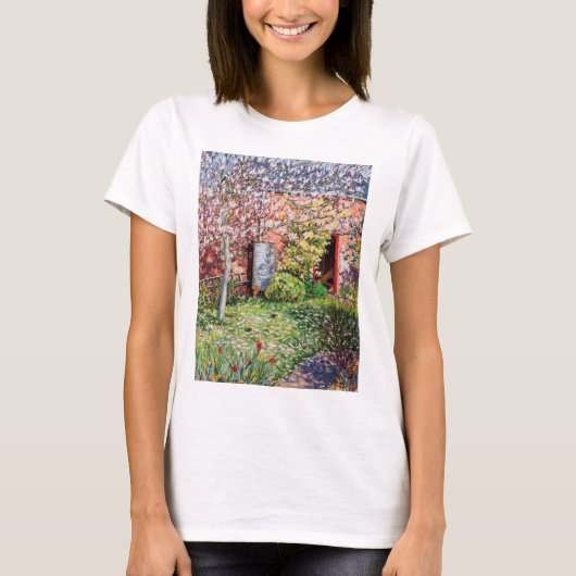 T-shirt Sous la magnolia (Devant)