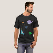 T-shirt Sous la mer. (Devant entier)