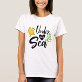 T-shirt Sous la mer - Tortue marine (Devant)
