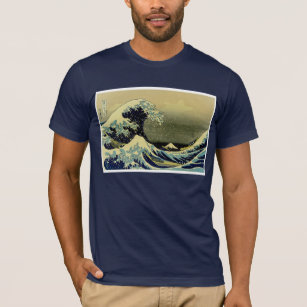 T-shirt Sous la vague outre de Kanagawa