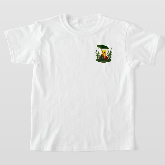 T-shirt Sous la verdure (Poser)
