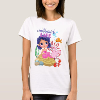 T-shirt Sous la vie de sirène de mer