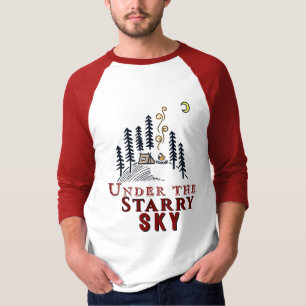 T-shirt Sous le ciel étoilé