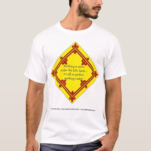T-shirt Sous le kilt (Devant)