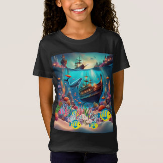 T-Shirt SOUS LE MONDE DE L'EAU MERVEILLE