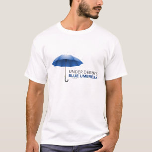 T-shirt Sous le parapluie bleu de Debbie