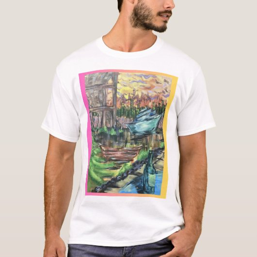 T-shirt Sous le pont (Devant)