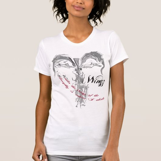 T-shirt "Sous le Wingz" par Michael Crozz (Devant)
