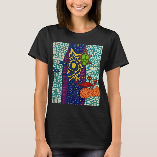 T-shirt Sous l'océan (Devant)