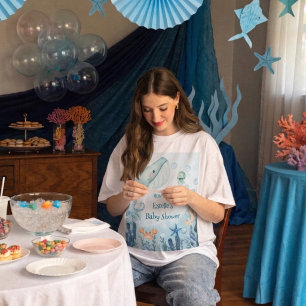 T-shirt Sous l'océan Maman à bébé Baby Shower