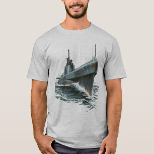T-shirt Sous-marin de la Seconde Guerre mondiale Uboot all