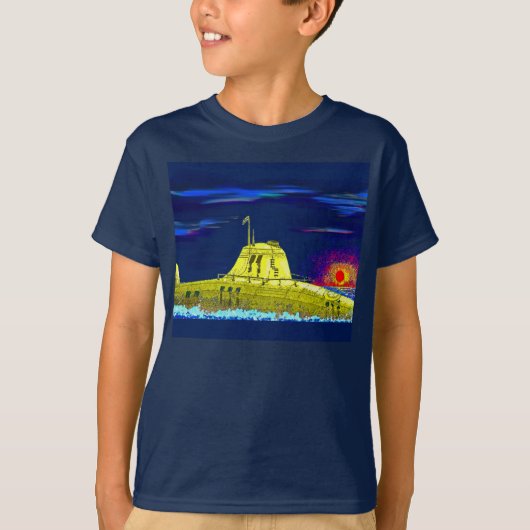 T-shirt Sous-marin jaune (Devant)