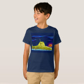 T-shirt Sous-marin jaune (Devant entier)