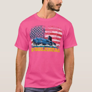 T-shirt Sous-marinier à tête de bubble Vétéran Marin sous-