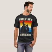 T-shirt Sous nouvelle direction Marié Mariage Enterrement  (Devant entier)